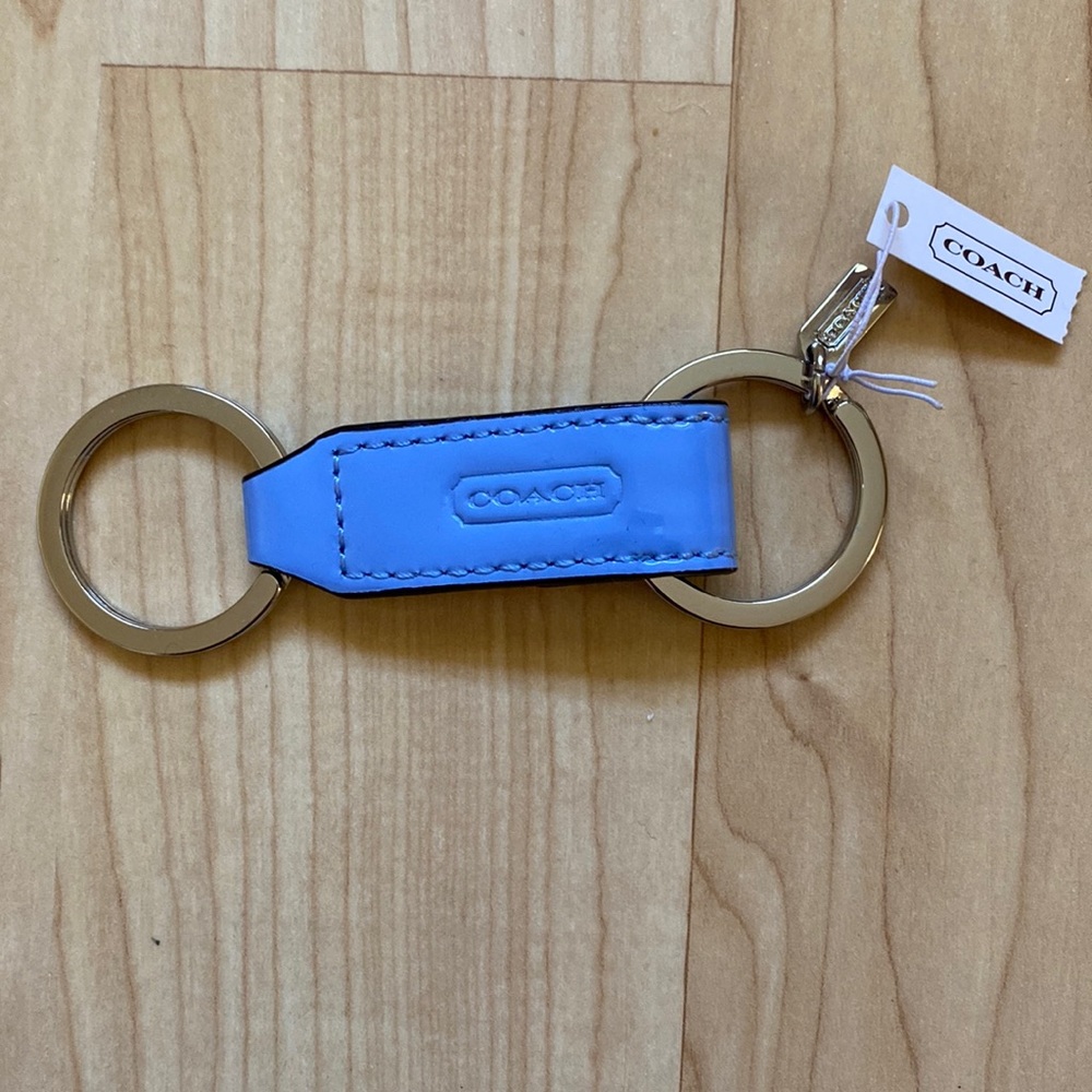 Leather keychain
